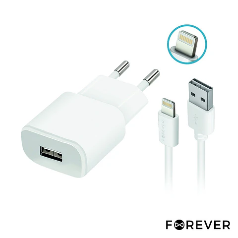 ALIMENTADOR COMUTADO + CABO LIGHTNING TIPO 2A FOREVER