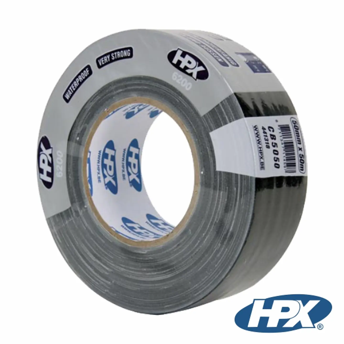 FITA DE TELA PROFISSIONAL HPX 50MMx50M PRETA 1