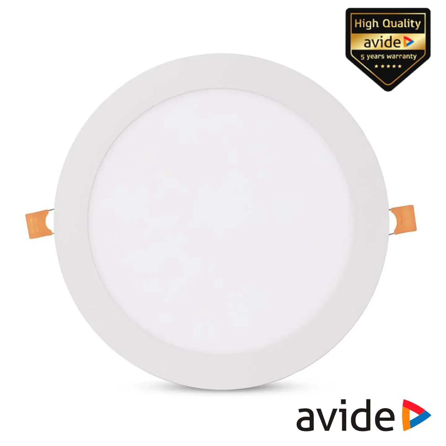 Painel LEDS Redondo 18W CCT 167mm 1490lm IP44 AVIDE 1
