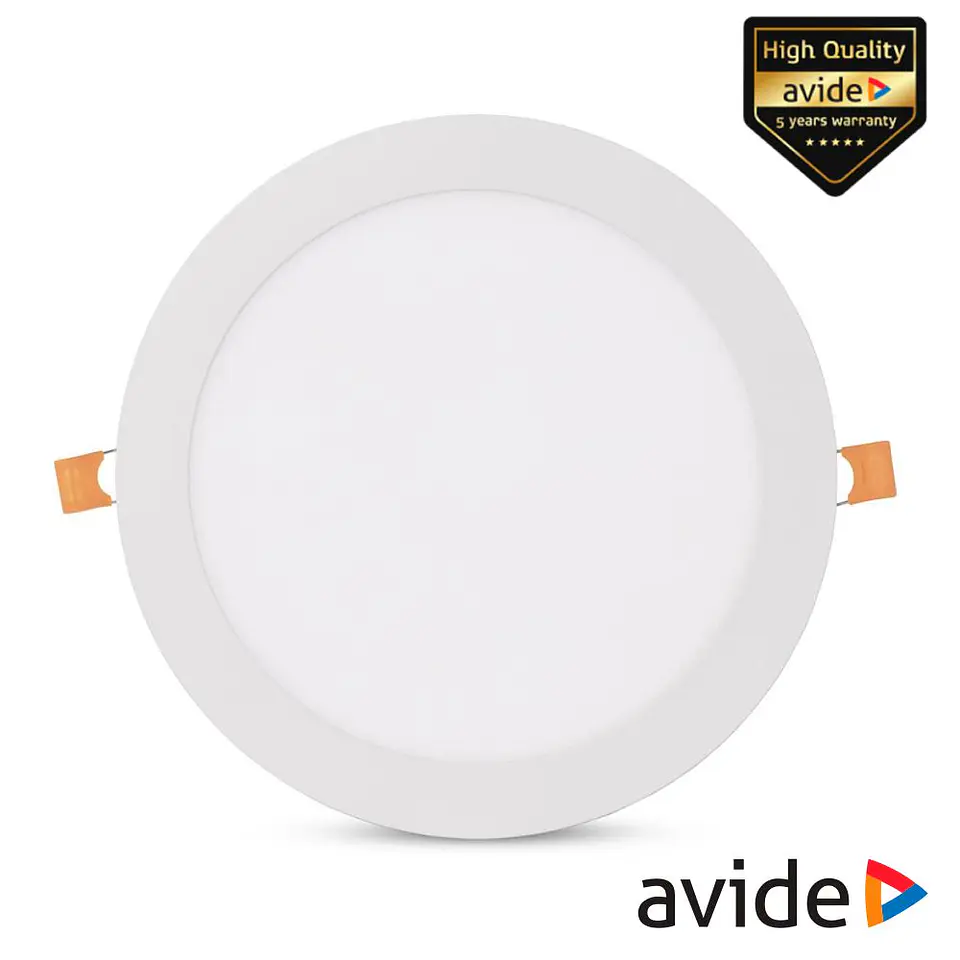 Painel LEDS Redondo 18W CCT 167mm 1490lm IP44 AVIDE 1