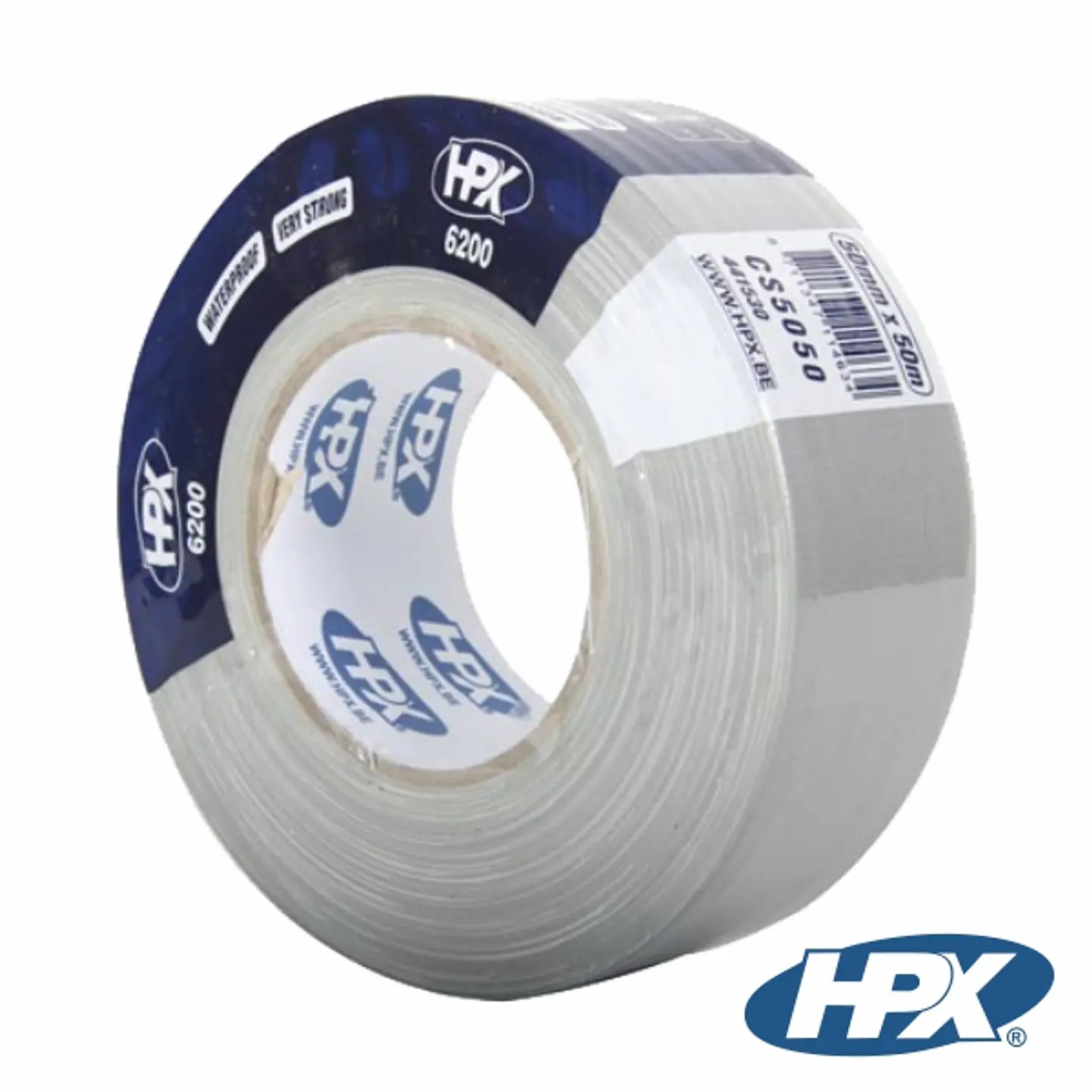 FITA DE TELA PROFISSIONAL HPX 50MMx50M PRATA 1