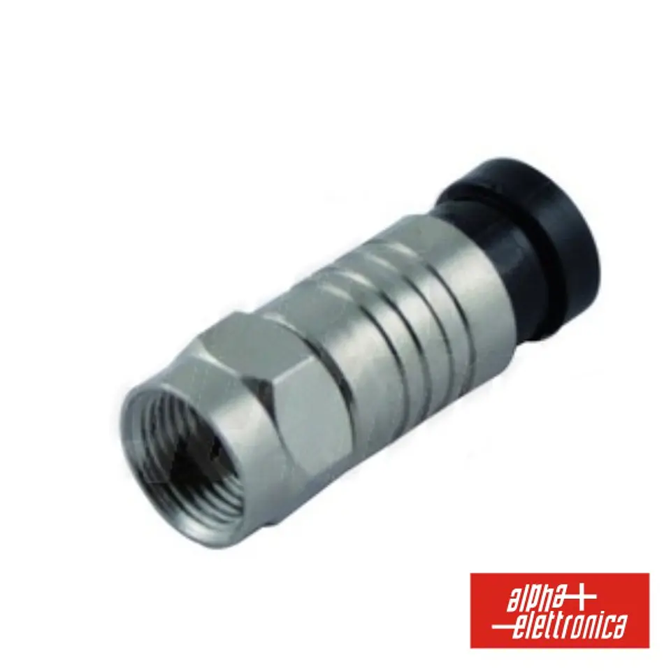 FICHA F MACHO COMPRESSÃO P/ CABO 6.8MM 1