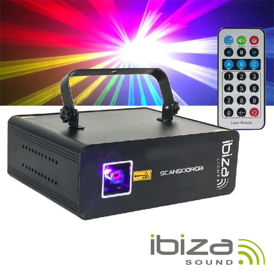 Laser RGB 500mW DMX IBIZA 1