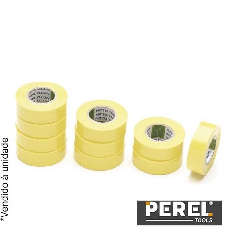 Fita Isoladora  Amarela - 19 mm X 10 M PEREL
