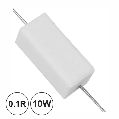 RESISTÊNCIA BOBINADA 0.1R 10W
