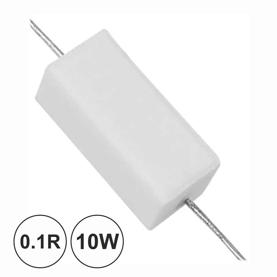 RESISTÊNCIA BOBINADA 0.1R 10W 1