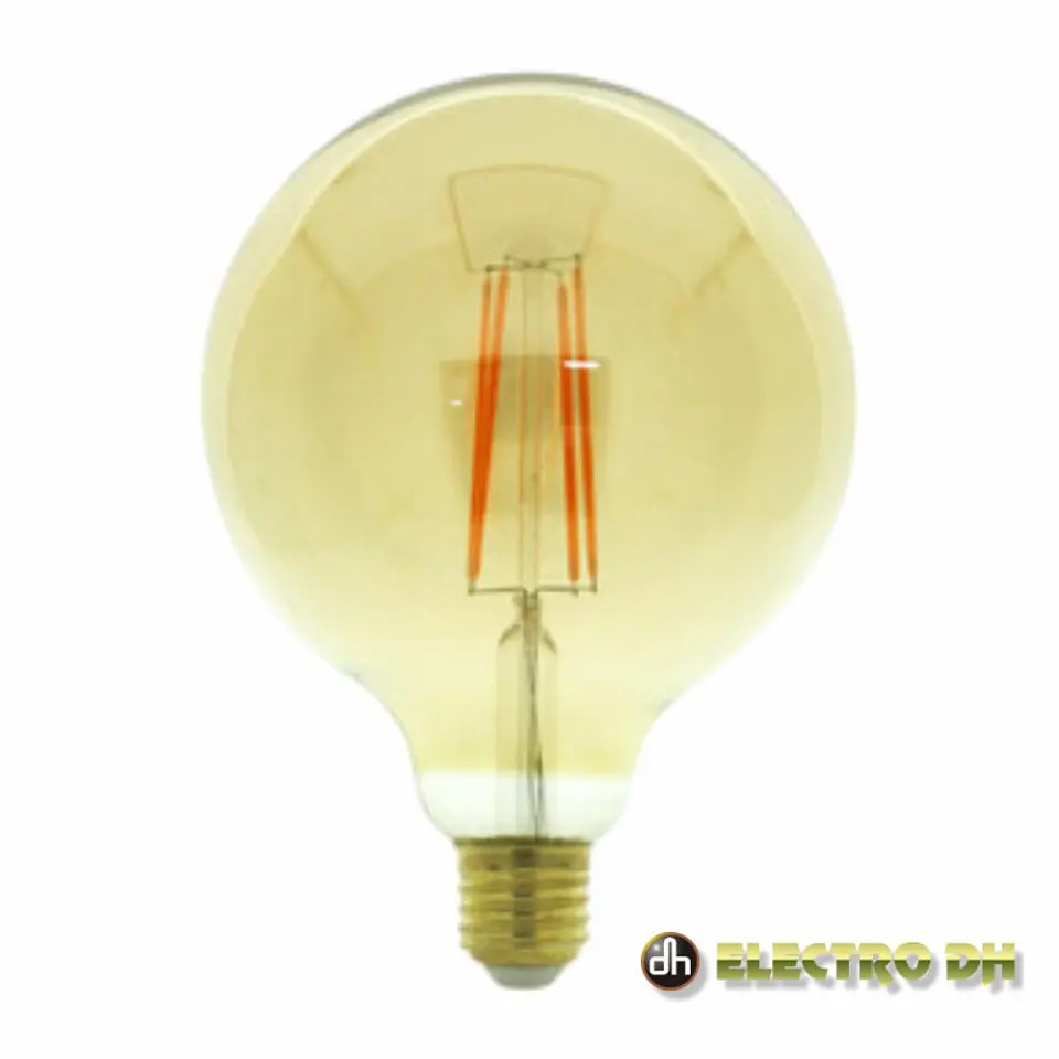 Lâmpada LED E27 Globo Filamento G125 4W 230V 1800K 330lm 1