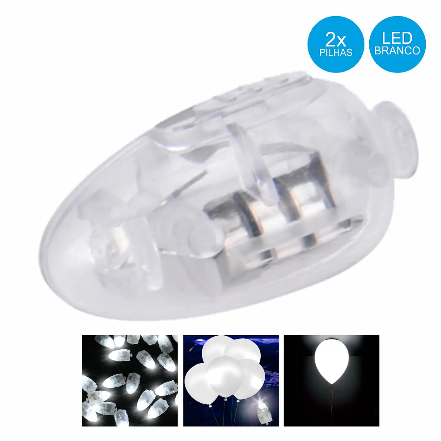 LED BRANCO P/ BALÕES 1