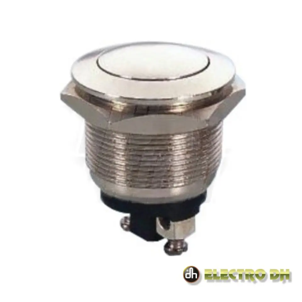 PULSADOR OFF-(ON) AÇO INOXIDÁVEL 2A 250V EDH 1