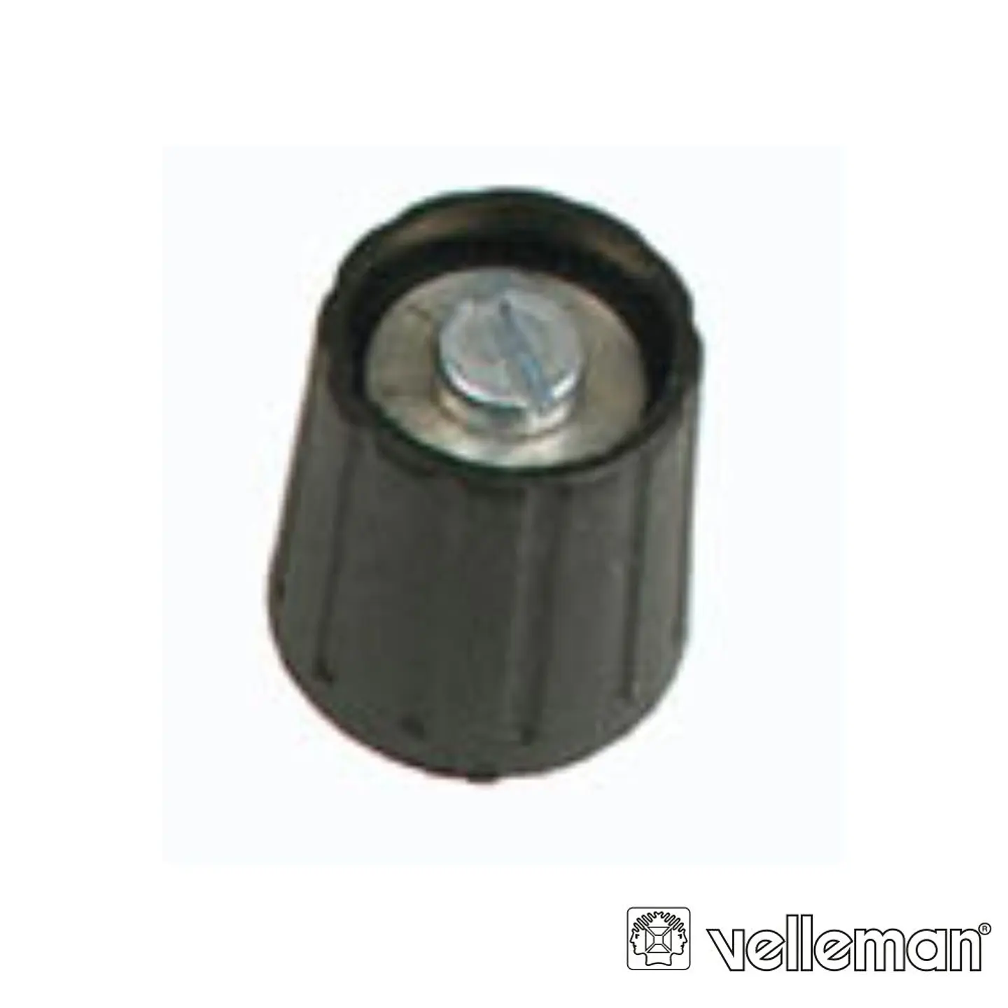 Botão p/ Potenciómetro Preto 15mm/6.35mm VELLEMAN 1