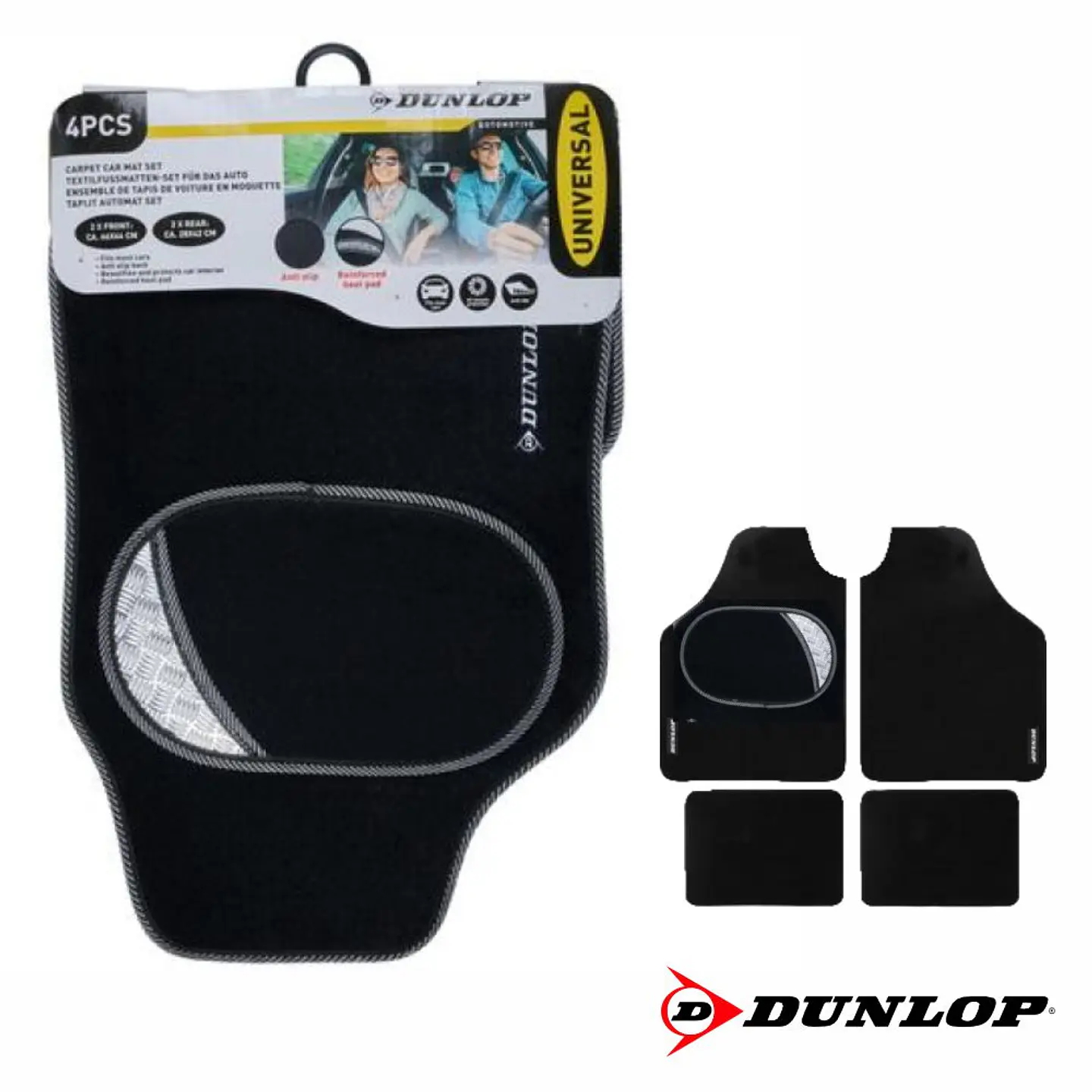 Tapetes Universais Pretos DUNLOP 1