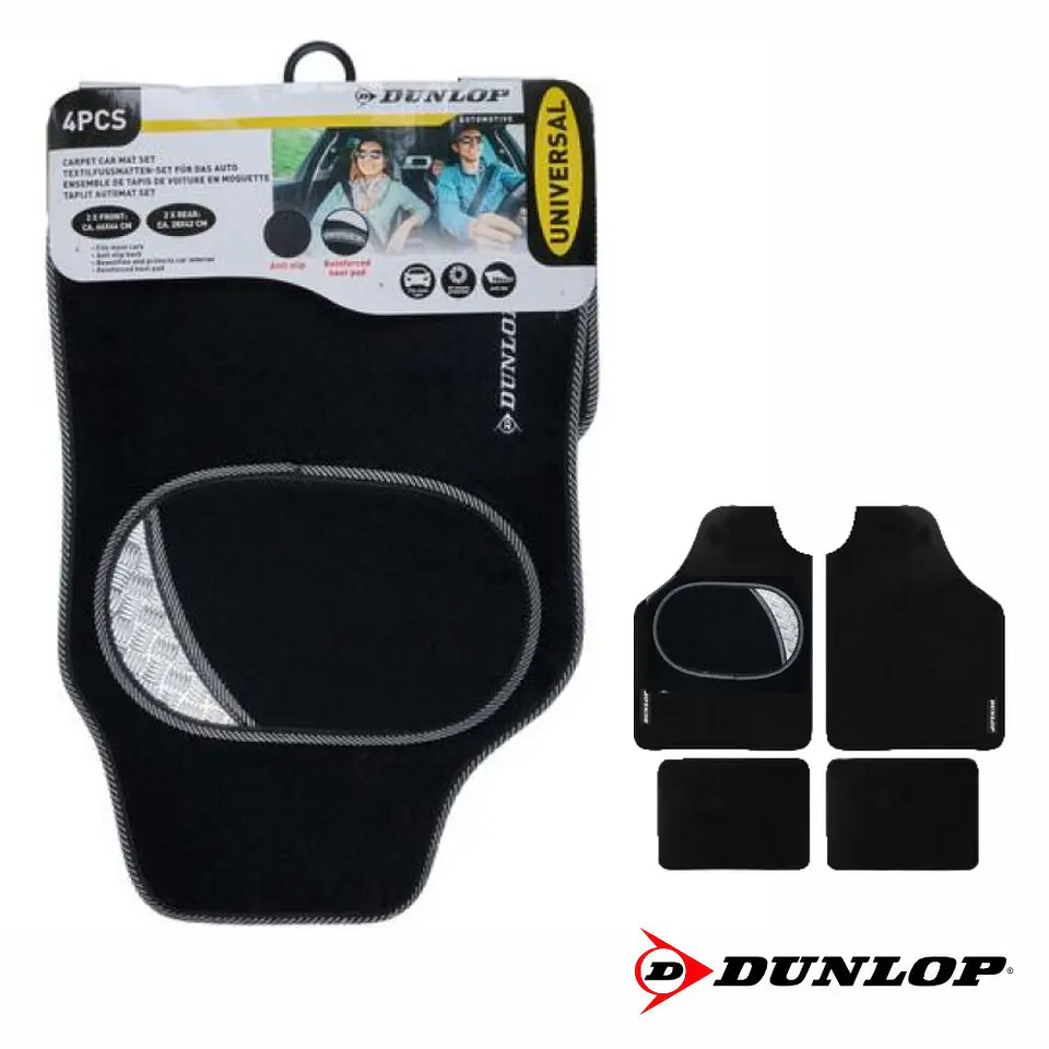 Tapetes Universais Pretos DUNLOP 1