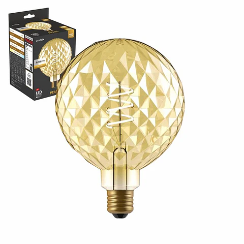 Lâmpada E27 4.9W 230V Filamento 2200K 400lm Dimável Pearl