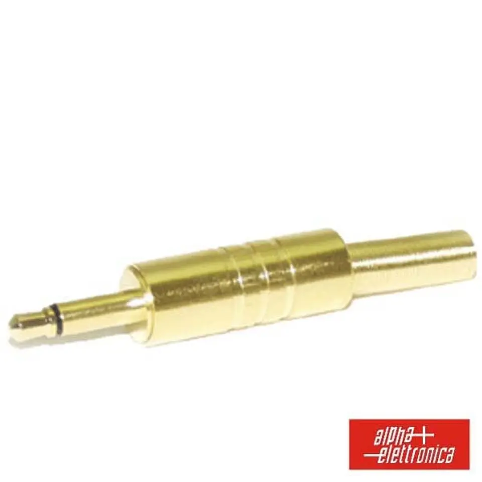 FICHA JACK MACHO C/ RABO EM MOLA 3.5MM MONO 1