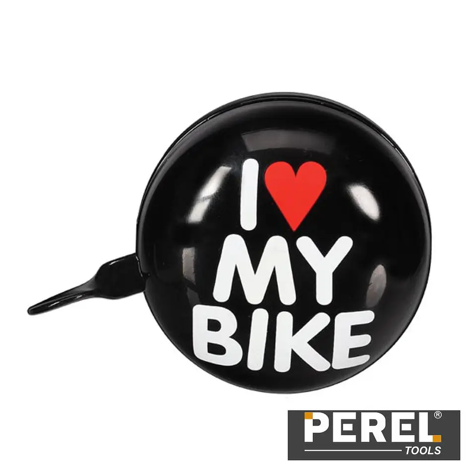 Campainha p/ Bicicleta - I love my bike - Ø 8 cm - PEREL 1