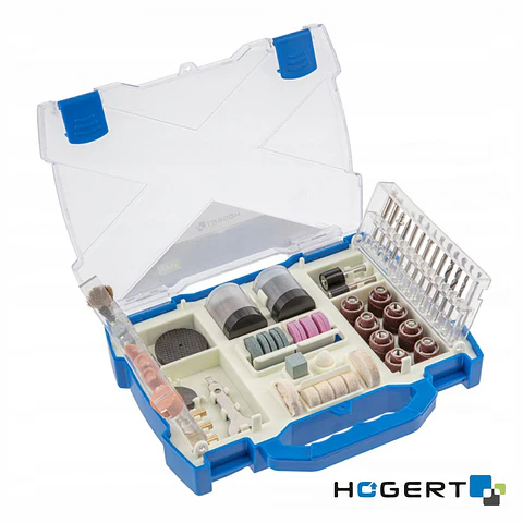 Conjunto de 145 Acessórios P/ Mini Berbequim HOGERT