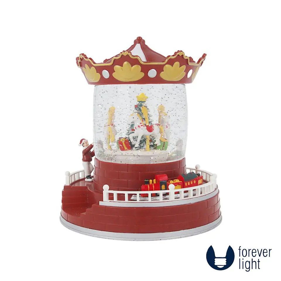 Globo De Neve LED Com Figuras De Natal FOREVER 1