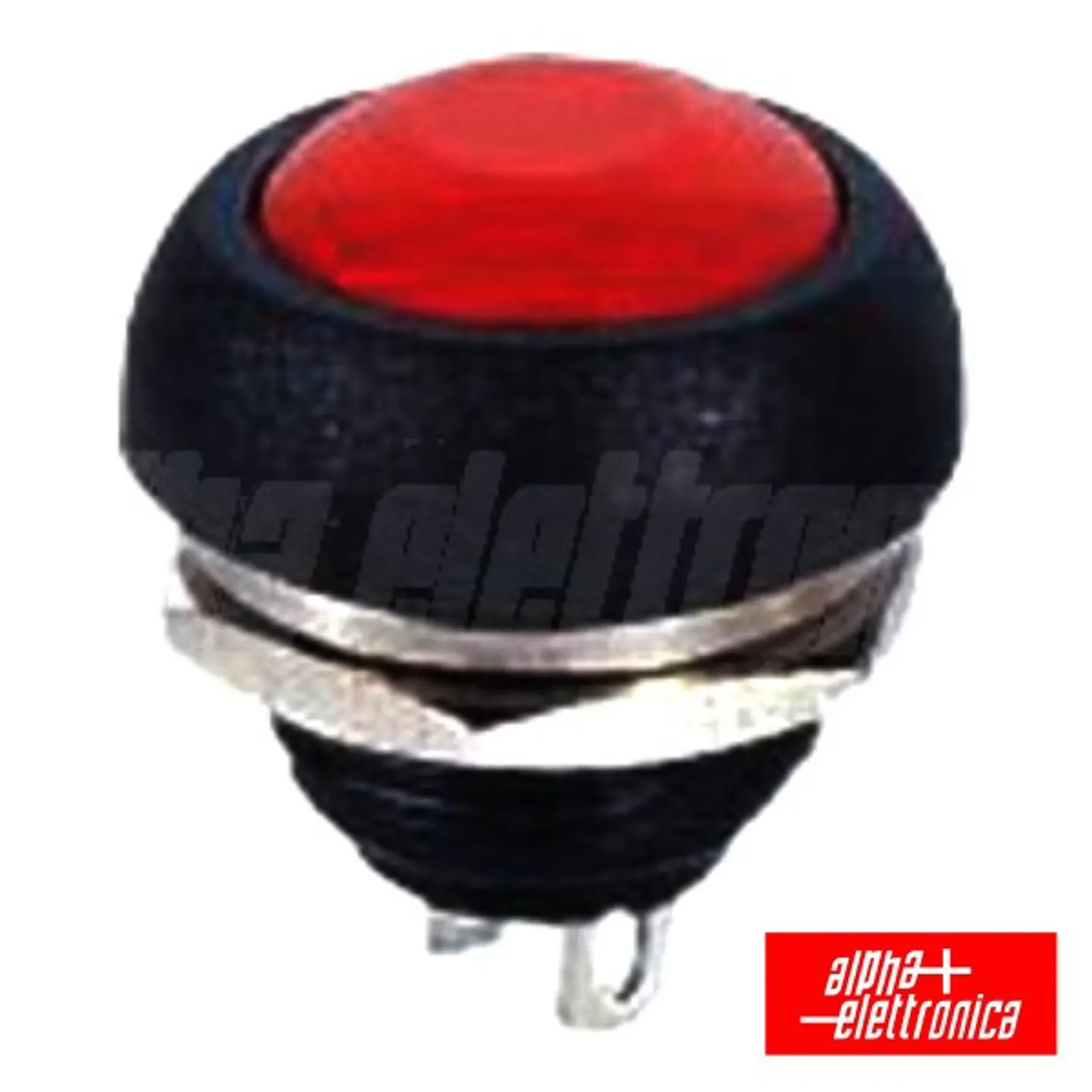 INTERRUPTOR PRESSÃO REDONDO NORMALMENTE ABERTO VERMELHO 1