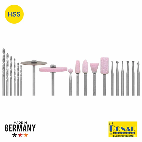 CONJUNTO 6 BROCAS HSS 1 DISCO Ø22MM 5 BROCAS ESMORIL DONAU
