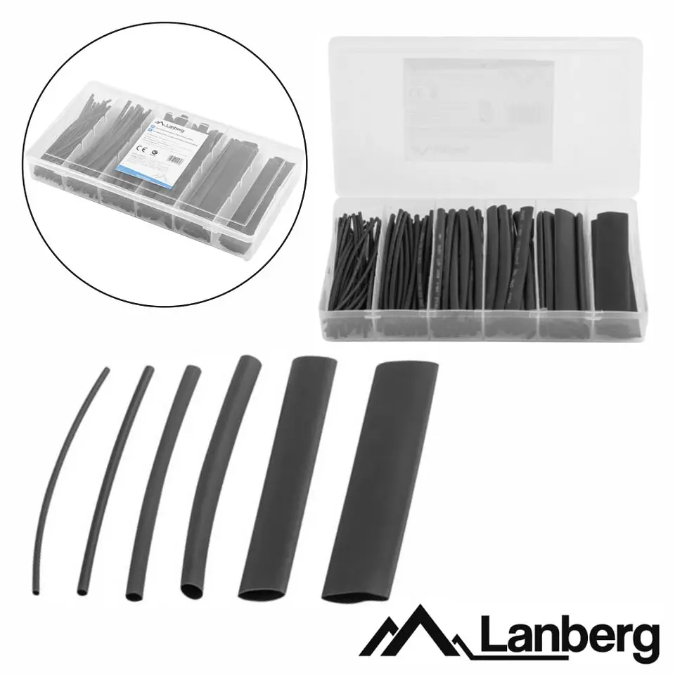 Conjunto de Tubos Manga Termoretráctil 100pcs LANBERG 1