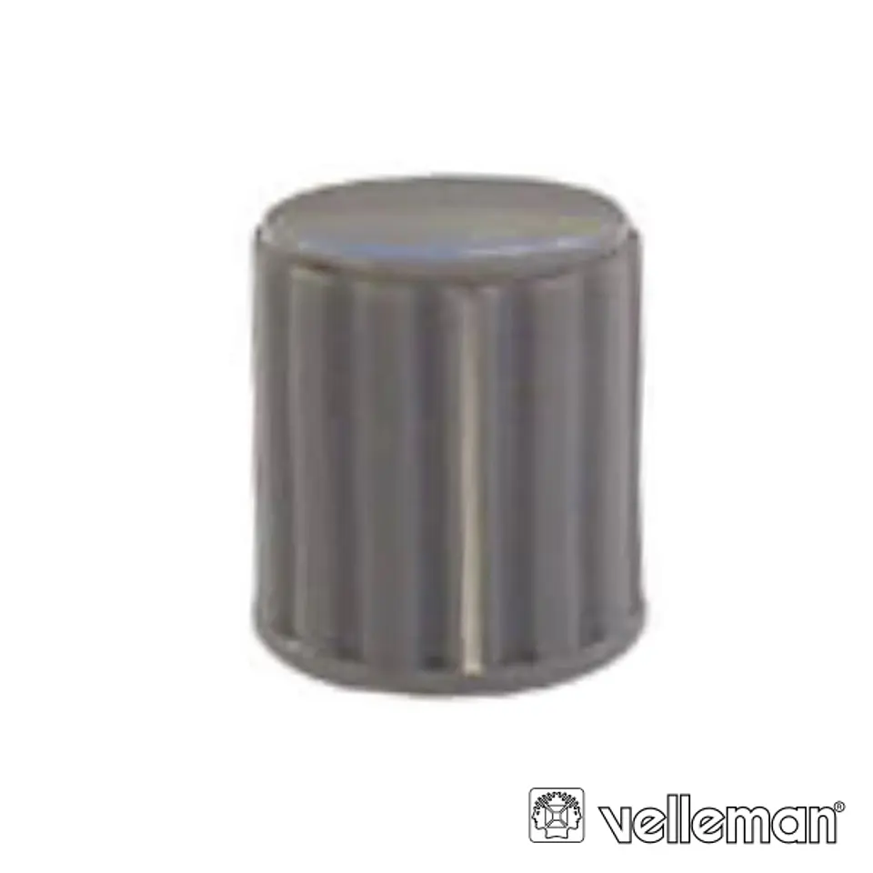 BOTÃO CINZA C/ LINHA BRANCA 14x16MM 1