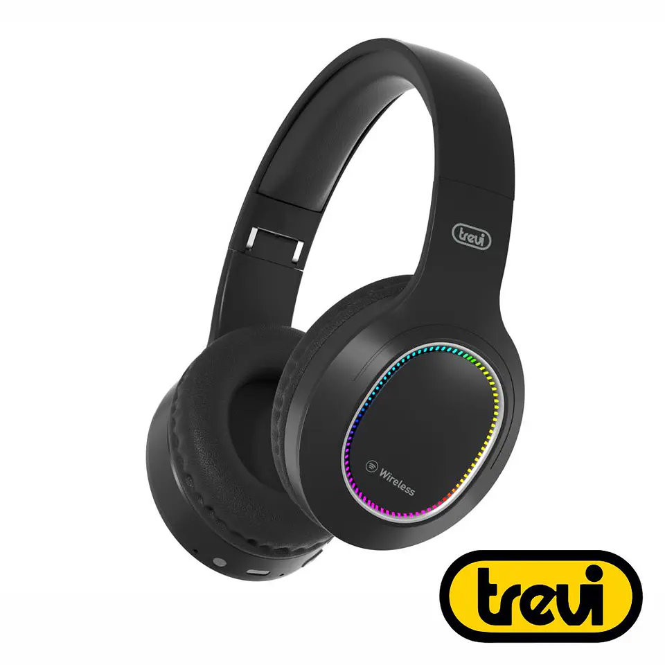Auscultadores Bluetooth 5.3 S/ Fios Stereo RGB TREVI 1