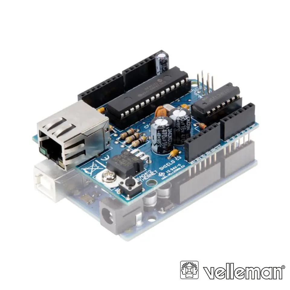 ETHERNET SHIELD P/ ARDUINO VELLEMAN 1
