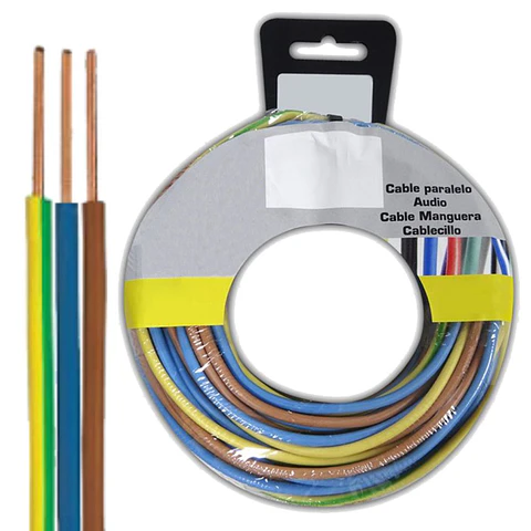 CABO ALIMENTAÇÃO ELÉTRICO 3X1.5MM² MULTICOR 5M