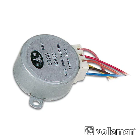 MOTOR PASSO A PASSO 12V 60MA 7.5° C/ 48 PASSOS