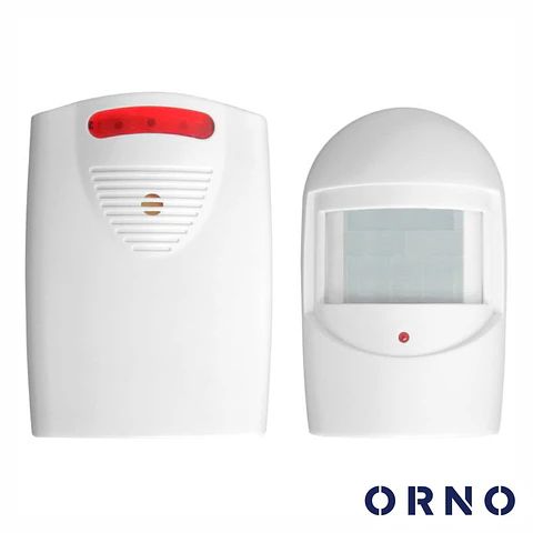 Alarme C/ Sensor Movimento PIR 120m IP44 ORNO