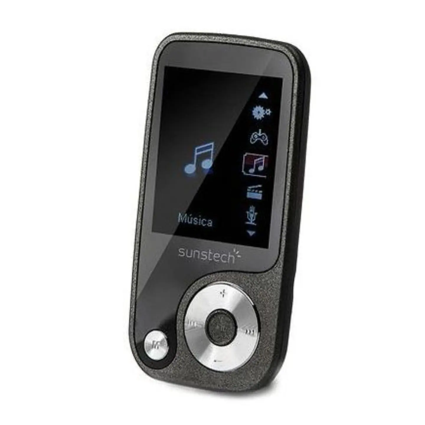 Leitor MP4 FM 4GB Preto Sunstech 1