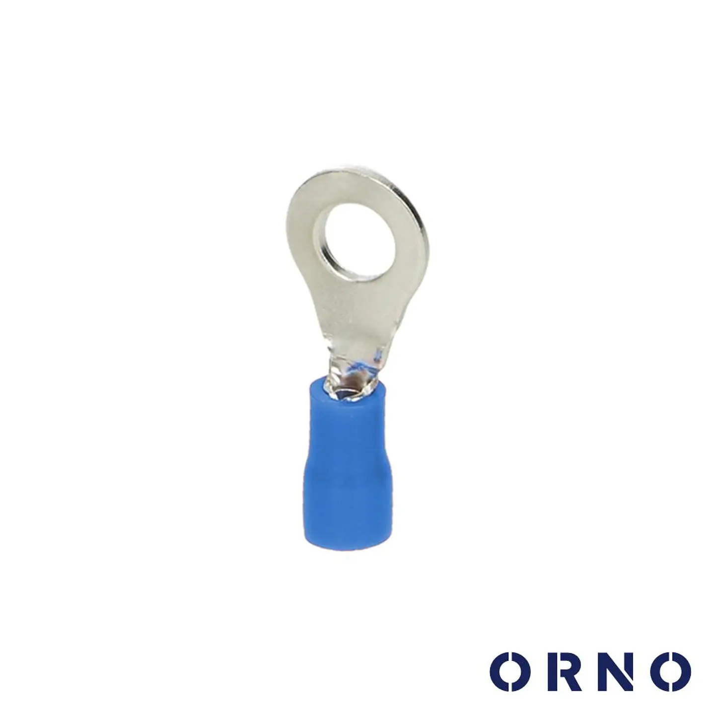 Terminal Redondo Isolado 2.5mm 100x Azul ORNO 1