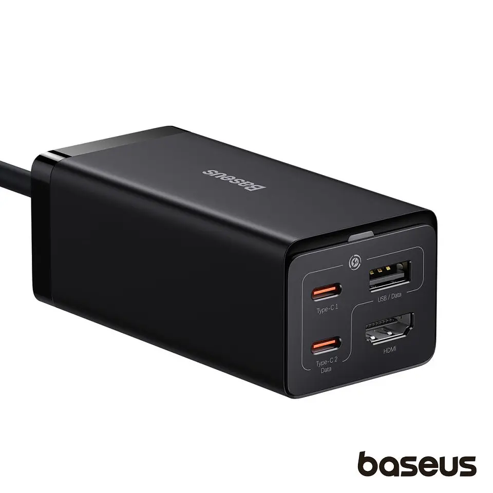 Carregador de Mesa GaN5 PRO 1xUSB-A/2xUSB-C/1xHDMI BASEUS 1