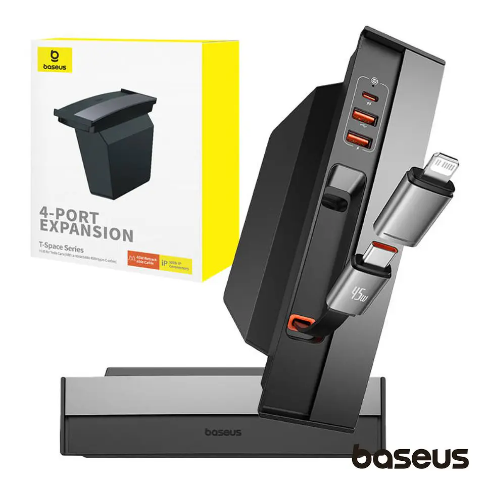 Hub Docking Station T-Space Para Tesla 45W BASEUS 1