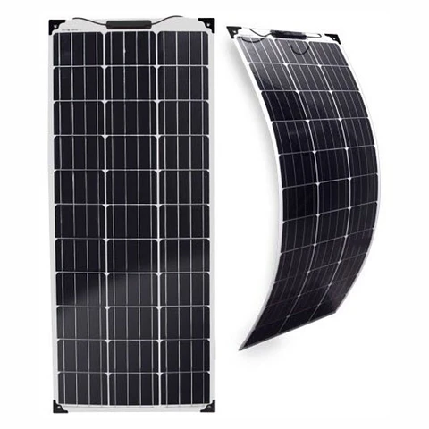Painel Fotovoltaico Flexível Silicio Monocristalino 36V 100W