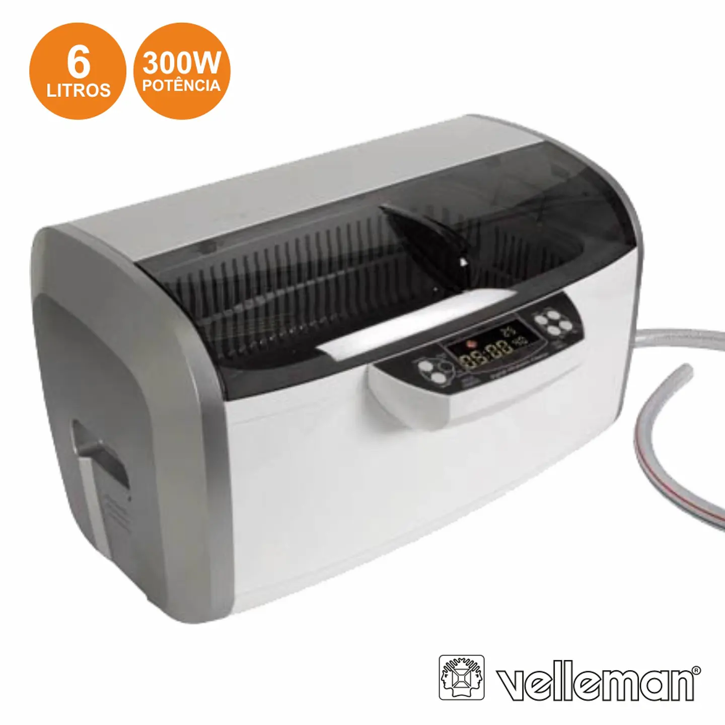 EQUIPAMENTO DE LIMPEZA ULTRASÓNICO 6L VELLEMAN 1