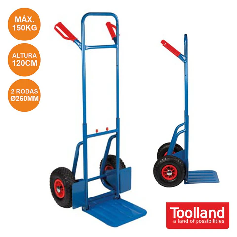 Carrinho P/ Transporte Universal Max 150kg TOOLLAND