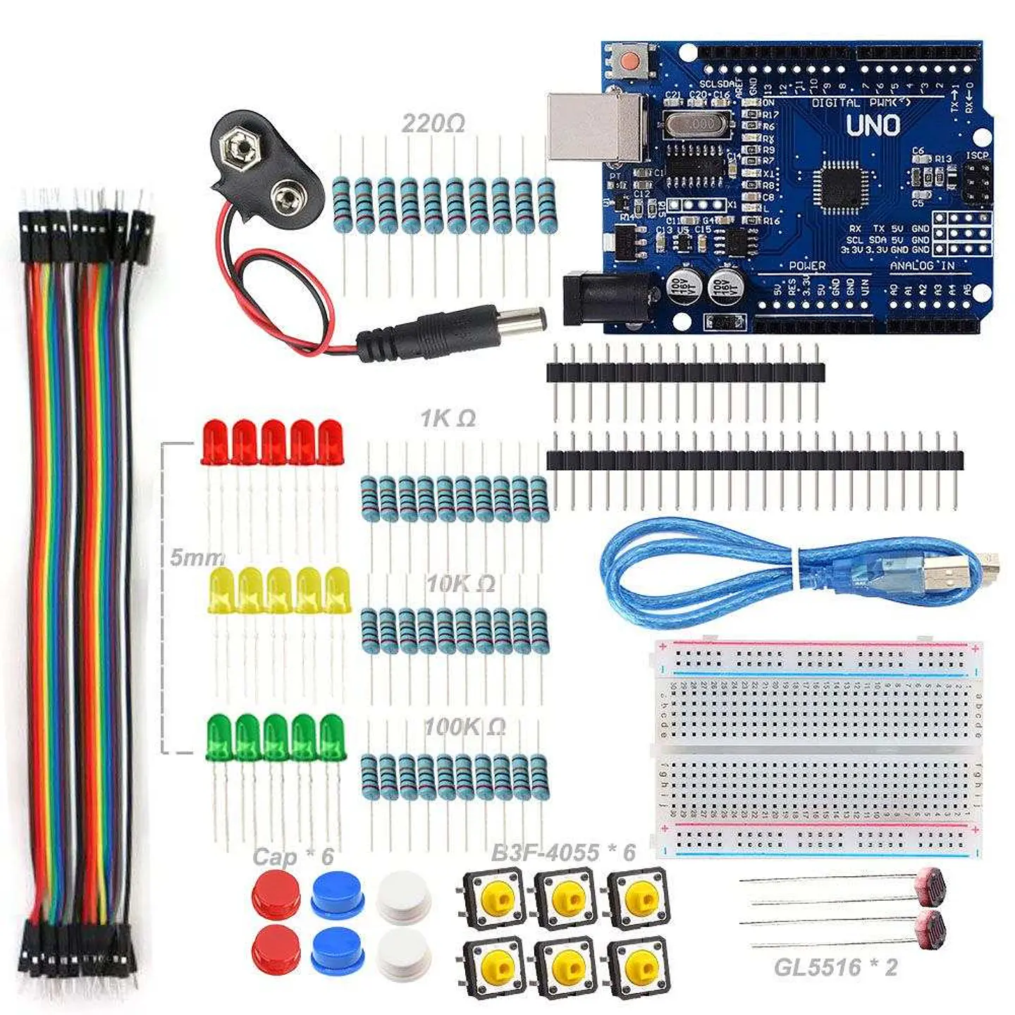 Kit Eléctrónico C/ Arduino 1