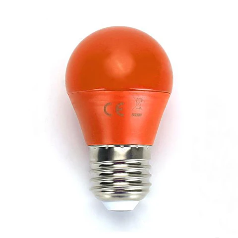 Lâmpada E27 4W= 30W 230V LED Laranja