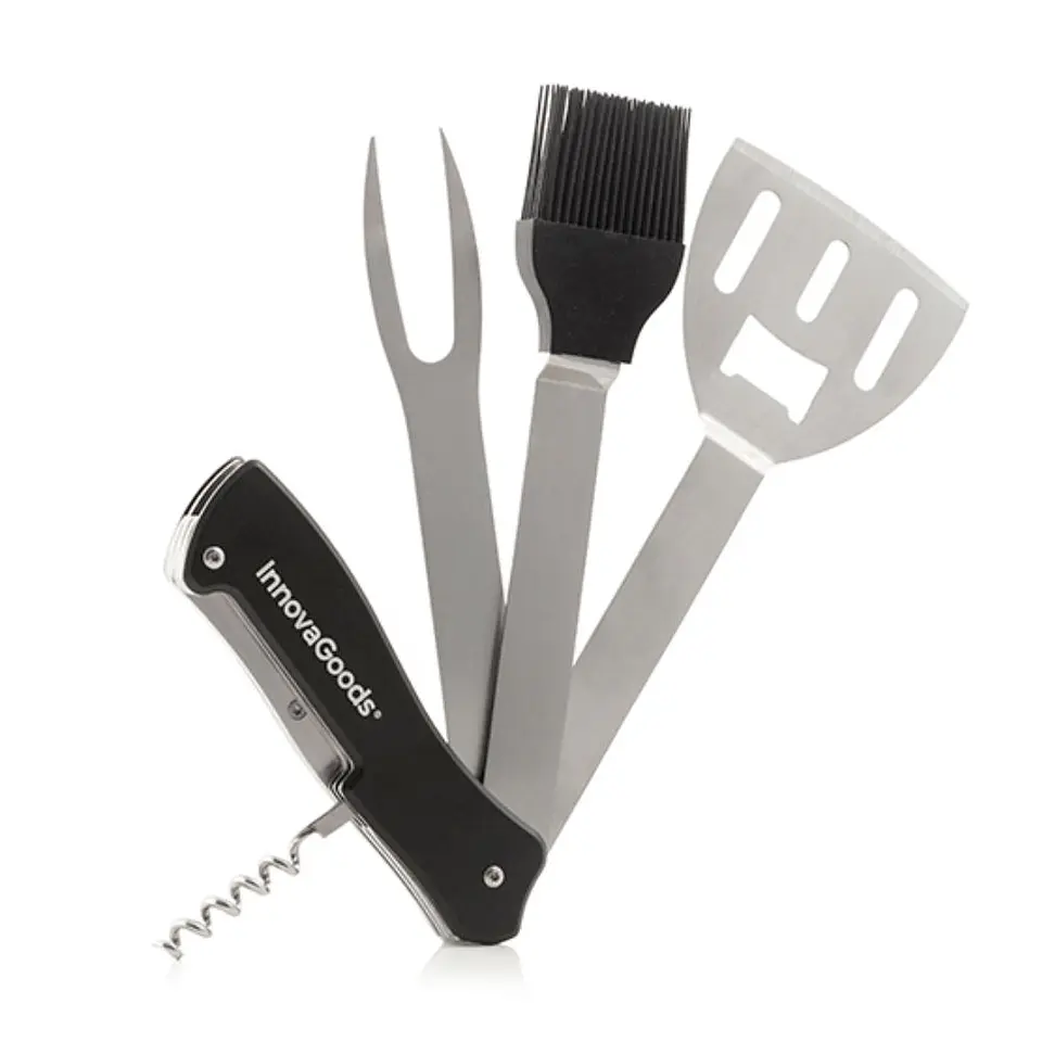 Conjunto de Acessórios p/ Churrasco 5 em 1 1