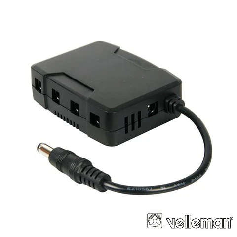 Conversor DC-DC p/ DVRs de 4 Canais VELLEMAN