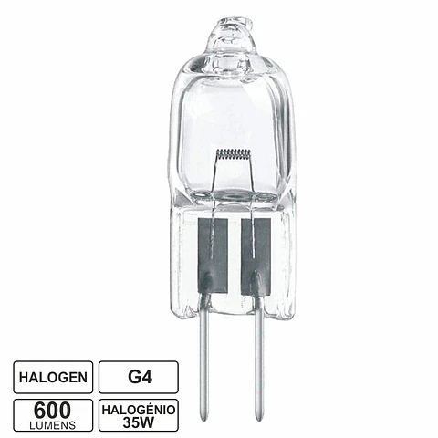 LÂMPADA G4 35W 12V HALOG