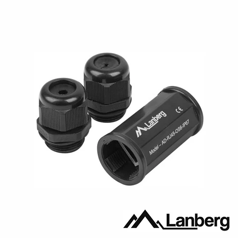 Ficha Adaptadora RJ45 CAT6 FTP Impermeável LANBERG