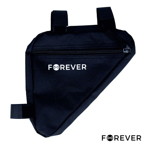 Bolsa de Bicicleta P/ Quadro Preta FOREVER