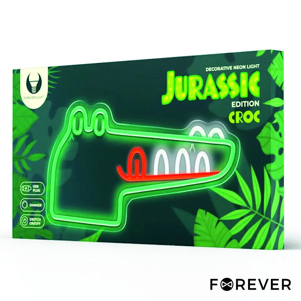 Luz LED Neon Em Forma de Crocodilo 1