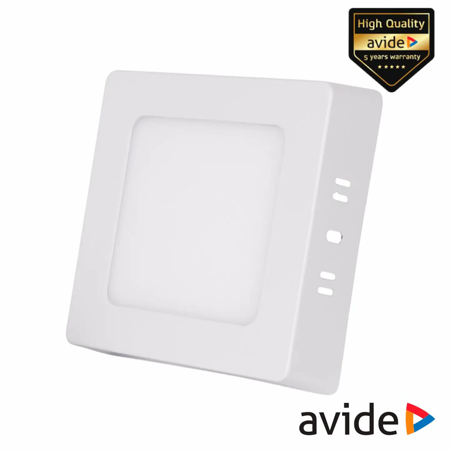 Painel Leds Quadrado CCT Superfície 6W 131mm 420lm AVIDE 1