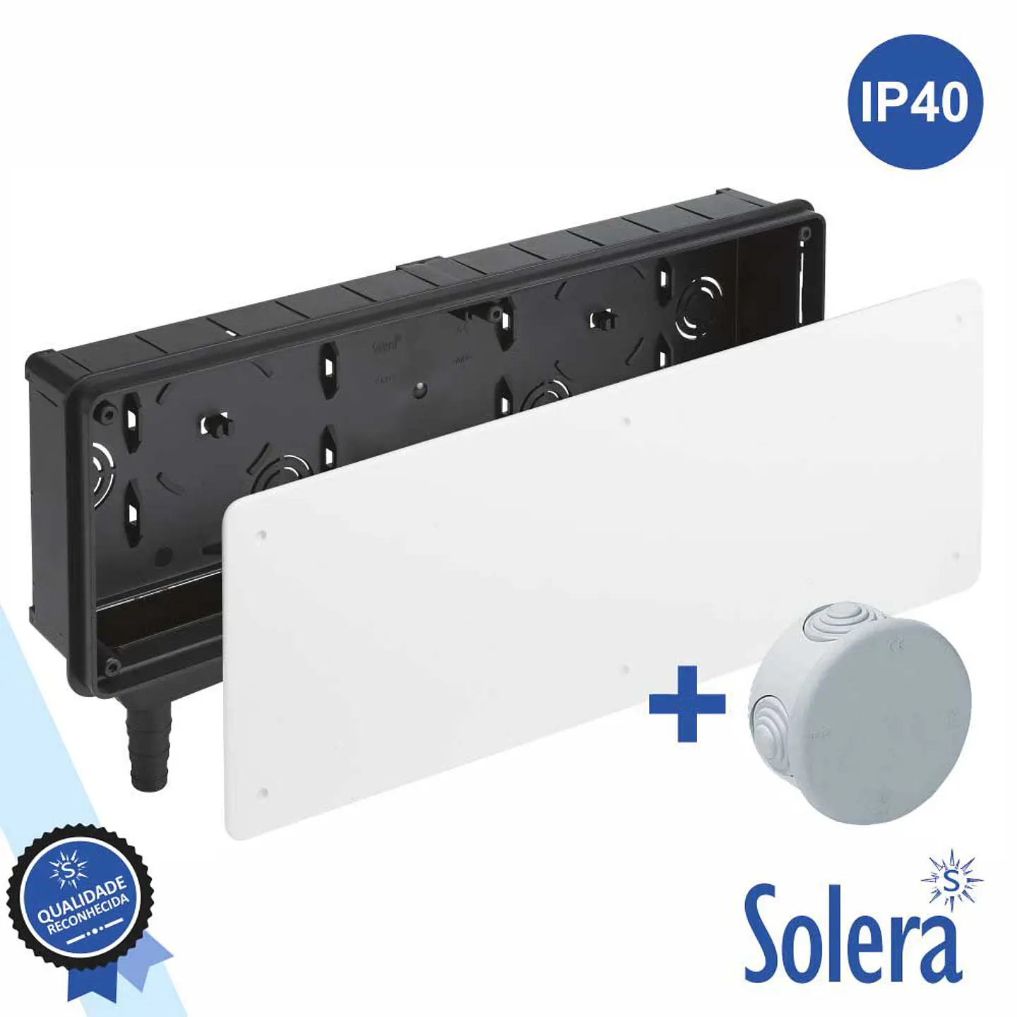 CAIXA PRÉ-INSTALAÇÃO AR CONDICIONADO SAÍDA VERTICAL SOLERA 1