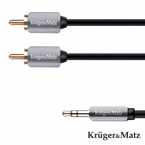 Cabo Jack 3.5mm Macho / 2-RCA Macho St 3m KRUGER MATZ