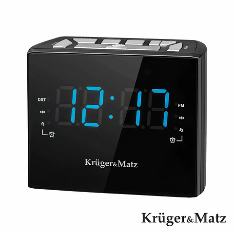 Relógio Despertador FM Digital KRUGER MATZ
