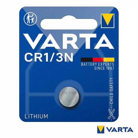 Pilha Lithium CR1/3 3V Blister VARTA